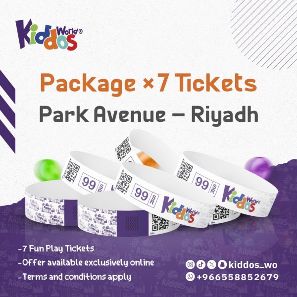 Package – 7 Entry Tickets (Park Avenue Mall)